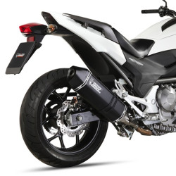 Terminale Mivv Speed Edge Steel Black per Honda Integra 700/750, NC700S, NC700X... Terminale Mivv Speed Edge Steel Black per Honda Integra 700/750, NC700S, NC700X...