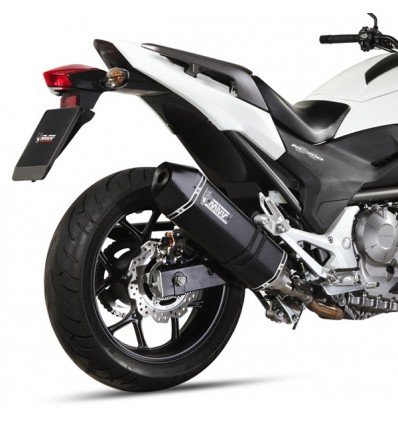 Terminale Mivv Speed Edge Steel Black per Honda Integra 700/750, NC700S, NC700X... Terminale Mivv Speed Edge Steel Black per Honda Integra 700/750, NC700S, NC700X...