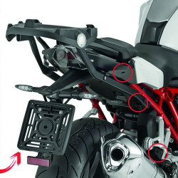 Portavaligie laterale a sgancio rapido Givi PLXR5117 Monokey V35 per BMW R1200R 2015