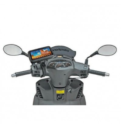 Custodia Cellular Line da manubrio scooter per navigatori GPS fino a 5,4 pollici Custodia Cellular Line da manubrio scooter per navigatori GPS fino a 5,4 pollici