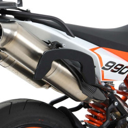 Telai laterali neri Hepco & Becker C-Bow system per KTM 990 Supermoto R Telai laterali neri Hepco & Becker C-Bow system per KTM 990 Supermoto R