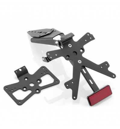 Portatarga regolabile Rizoma Fox per BMW R Nine T senza faro post.