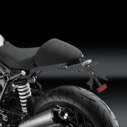 Portatarga regolabile Rizoma Fox per BMW R Nine T con faro post. Portatarga regolabile Rizoma Fox per BMW R Nine T con faro post.