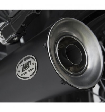 Terminale Zard Inox Racing Omologato nero per BMW R-Nine T Terminale Zard Inox Racing Omologato nero per BMW R-Nine T