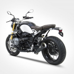 Terminale Zard Inox Racing Omologato nero per BMW R-Nine T Terminale Zard Inox Racing Omologato nero per BMW R-Nine T
