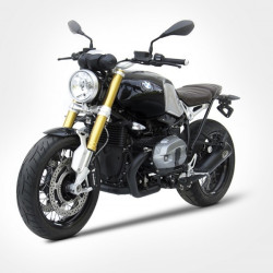 Terminale Zard Inox Racing Omologato nero per BMW R-Nine T Terminale Zard Inox Racing Omologato nero per BMW R-Nine T
