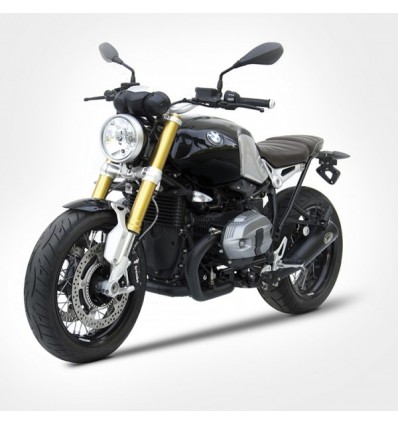 Terminale Zard Inox Racing Omologato nero per BMW R-Nine T Terminale Zard Inox Racing Omologato nero per BMW R-Nine T