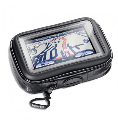 Custodia Cellular Line da manubrio specifica per navigatori GPS fino a 4,3' Custodia Cellular Line da manubrio specifica per navigatori GPS fino a 4,3'