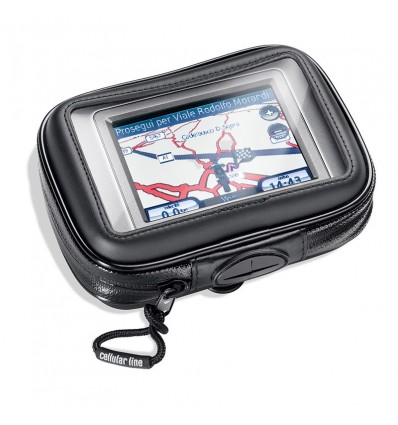 Custodia Cellular Line da manubrio scooter per navigatori GPS fino a 3,5' Custodia Cellular Line da manubrio scooter per navigatori GPS fino a 3,5'