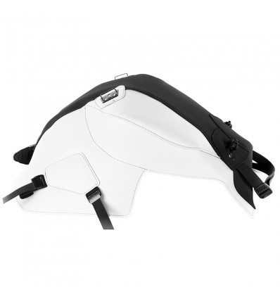 Copriserbatoio Bagster per BMW F800R 2015 in similpelle nero opaco e bianco Copriserbatoio Bagster per BMW F800R 2015 in similpelle nero opaco e bianco