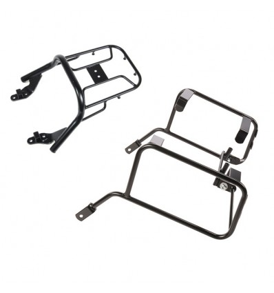 Portapacchi e telai laterali Hepco & Becker neri per Suzuki GSX 1100ES 82-83 Portapacchi e telai laterali Hepco & Becker neri per Suzuki GSX 1100ES 82-83