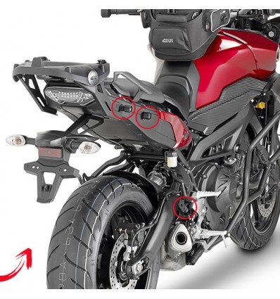 Portavaligie laterale a sgancio rapido Givi PLXR2122 Monokey V35 per Yamaha MT09 Tracer Portavaligie laterale a sgancio rapido Givi PLXR2122 Monokey V35 per Yamaha MT09 Tracer