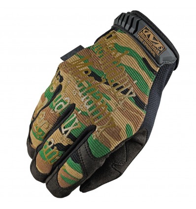 Guanti tattici Mechanix Original mimetici con logo Guanti tattici Mechanix Original mimetici con logo