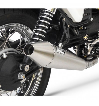 Terminali Zard Inox Racing Omologati per Moto Guzzi V7 Classic e V7 II Special