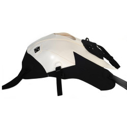 Copriserbatoio Bagster per BMW S1000RX in similpelle nero opaco e bianco