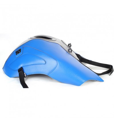 Copriserbatoio Bagster per BMW R1200R in similpelle grigio acciaio e blu gitano