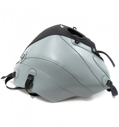 Copriserbatoio Bagster per BMW K1600 GT GTL in similpelle nero opaco e grigio ghiaccio