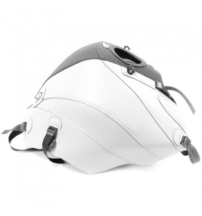 Copriserbatoio Bagster per BMW K1600 GT GTL in similpelle sabbia e bianco