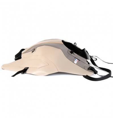 Copriserbatoio Bagster per Ducati Diavel 1200 in similpelle mastice e grigio daino