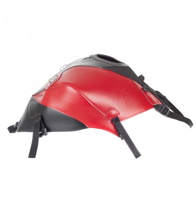 Copriserbatoio Bagster per Kawasaki Z800 in similpelle nero opaco e rosso scuro Copriserbatoio Bagster per Kawasaki Z800 in similpelle nero opaco e rosso scuro