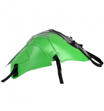 Copriserbatoio Bagster per Kawasaki Z1000 in similpelle nero e verde