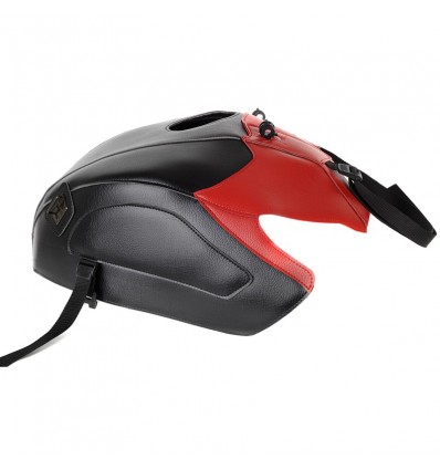 Copriserbatoio Bagster per Suzuki GSX-S 1000 e 1000F ABS in similpelle nero e rosso scuro