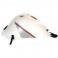 Copriserbatoio Bagster per Suzuki GSX 1300 R Hayabusa in similpelle bianco, argento e rosso