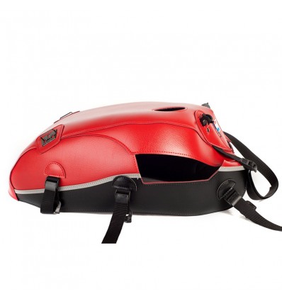 Copriserbatoio Bagster per Triumph Bonneville T100/SE in similpelle persico, nero e grigio
