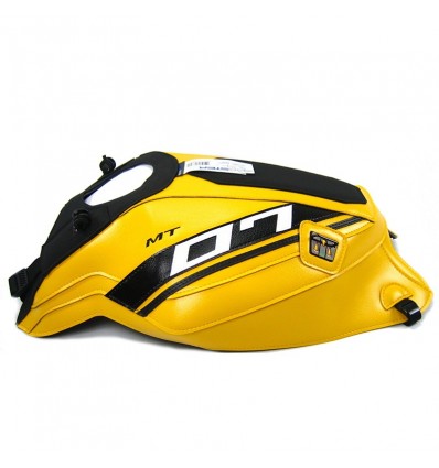 Copriserbatoio Bagster per Yamaha MT 07 in similpelle giallo surf e nero Copriserbatoio Bagster per Yamaha MT 07 in similpelle giallo surf e nero