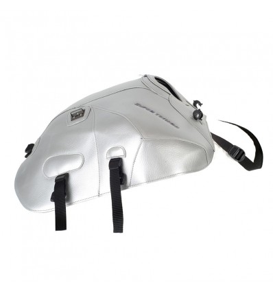 Copriserbatoio Bagster per Yamaha XTZ 1200 Super Tenerè in similpelle argento