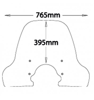 Parabrezza Isotta per Piaggio Carnaby Cruiser 300 Parabrezza Isotta per Piaggio Carnaby Cruiser 300