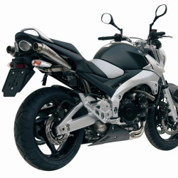 Terminali Mivv X-Cone Inox per Suzuki GSR 600 Terminali Mivv X-Cone Inox per Suzuki GSR 600