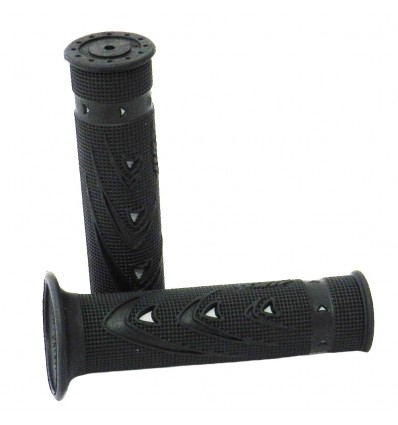 Manopole Pro Grip 721 nere e argento Manopole Pro Grip 721 nere e argento