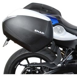 Portavaligie laterale Shad 3P per valigie SH36 su BMW F800R