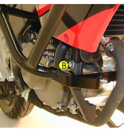 Paramotore nero Hepco & Becker per Honda CBF125 09-14 Paramotore nero Hepco & Becker per Honda CBF125 09-14