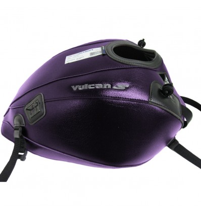 Copriserbatoio Bagster per Kawasaki Vulcan S650 in similpelle viola profondo