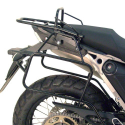 Coppia telai laterali neri Hepco & Becker Lock It per BMW G650X Contry 08-10