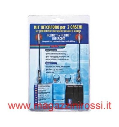 Interfono mono per caschi integrali Interfono mono per caschi integrali