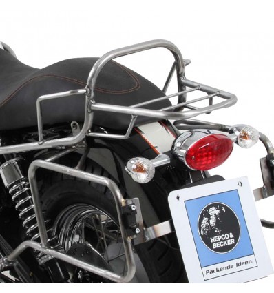 Portapacchi cromato Hepco & Becker Rear Rack per Moto Guzzi Nevada 750 Anniversario 10-11 Portapacchi cromato Hepco & Becker Rear Rack per Moto Guzzi Nevada 750 Anniversario 10-11