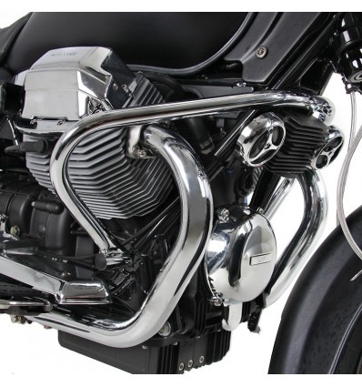 Paramotore cromato Hepco & Becker per Moto Guzzi California Aquila Nera dal 2011 Paramotore cromato Hepco & Becker per Moto Guzzi California Aquila Nera dal 2011