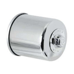 Filtro olio KN 303C cromato per moto Honda, Kawasaki, Yamaha...
