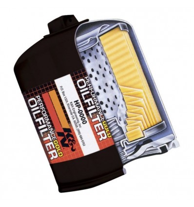 Filtro olio KN 303C cromato per moto Honda, Kawasaki, Yamaha... Filtro olio KN 303C cromato per moto Honda, Kawasaki, Yamaha...