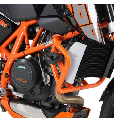 Paramotore arancione Hepco & Becker per KTM 690 Duke dal 2012 Paramotore arancione Hepco & Becker per KTM 690 Duke dal 2012