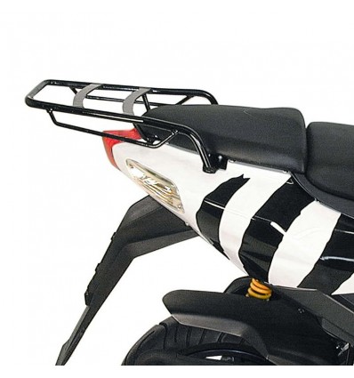 Portapacchi nero Hepco & Becker Rear Rack per Aprilia SR 50 Factory dal 2005