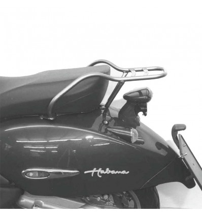 Portapacchi cromato Hepco & Becker Rear Rack per Aprilia Habana 50/125 Custom/Mojito dal 2004