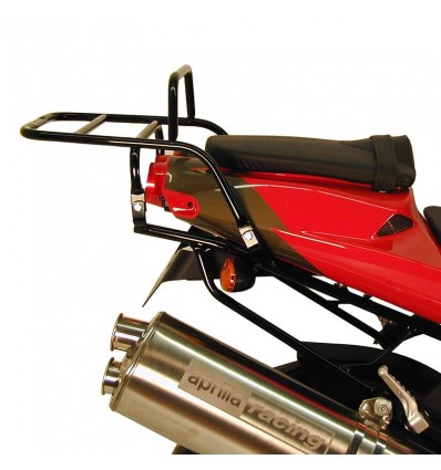 Portapacchi nero Hepco & Becker Rear Rack per Aprilia RSV 1000 Tuono dal 2008