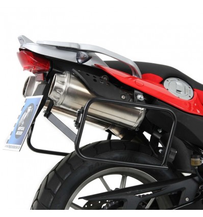 Coppia telai laterali neri Hepco & Becker Lock It per BMW G650 GS dal 2011