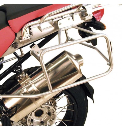Telai laterali argento Hepco & Becker per BMW R1200GS Adventure 08-13