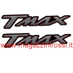 Adesivi scritta T-Max resina 3D cm 8