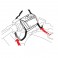 Porta navigatore Kappa RA305R da manubrio con cinghie Porta navigatore Kappa RA305R da manubrio con cinghie